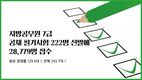 지방공무원 7급 공채 필기시험 222명 선발에 28,779명 접수