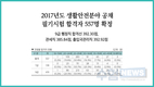2017년도 생활안전분야 공채 필기시험 합격자 557명 확정