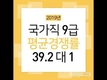 2019 국가직 9급 평균경쟁률 39.2대 1