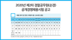 2020년 제2차 경찰공무원(순경) 공채 공고