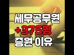 세무공무원 375명 증원 이유!?